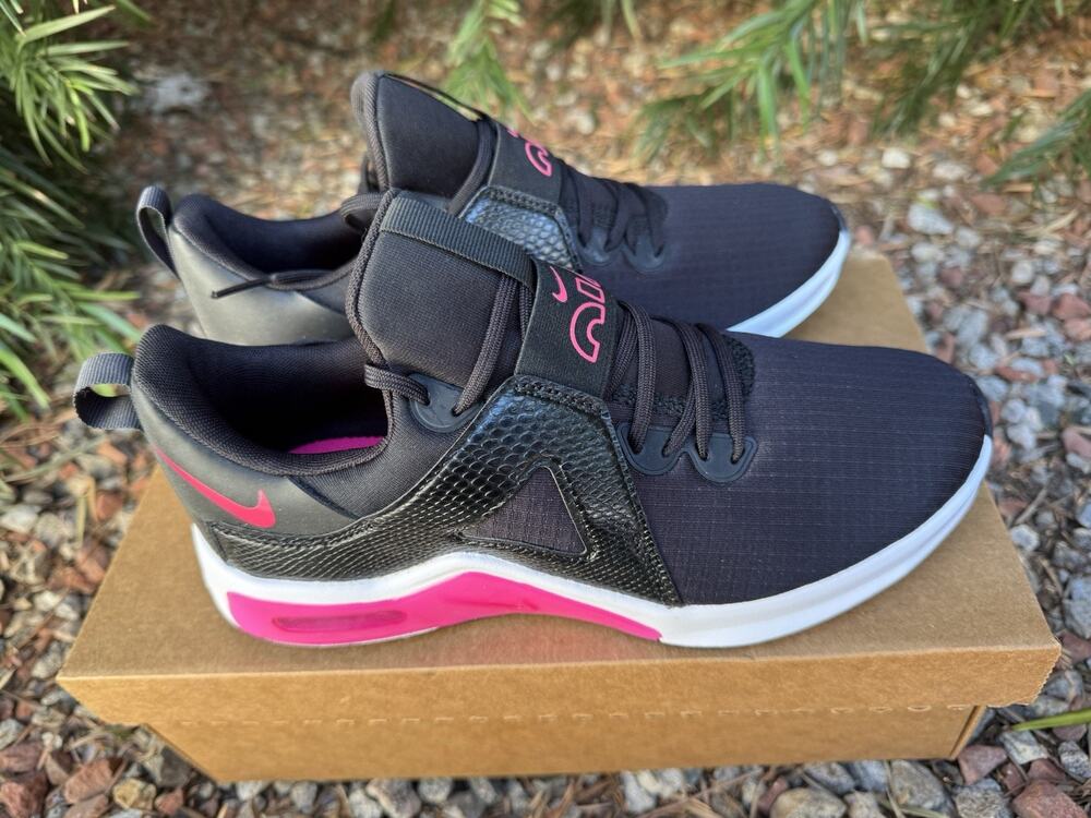 Nike Air Max Bella TR 5 Women's Sneakers Black/White/Rush Pink Womens 8.5